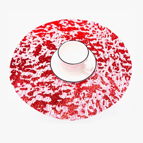 10/20 шт. салфетки из золотой фольги, прессованные одноразовые коврики для стола, нескользящие термостойкие коврики для кухонного стола, украшения для вечеринок