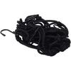 2 шт. Сетчатый органайзер для груза, 11,8 дюйма x 11,8 дюйма, Сетка-банджи для багажника, 6 регулируемых крючков, Для велосипеда, Велосипеда, Мотоцикла (черный)