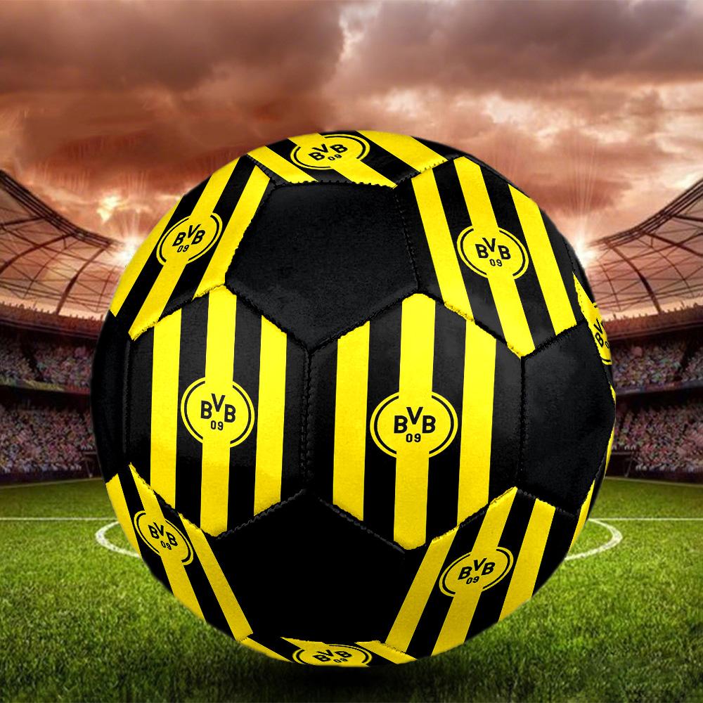 Футбольный мяч для зала Borussia Dortmund Цветной Для всех возрастов Размер 5 Машинная строчка ПВХ Готов к соревнованиям Прочный Высокий отскок