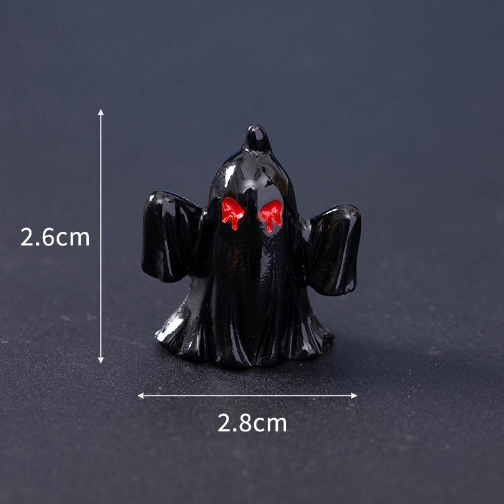 Creative Cartoon Halloween Small Ornaments DIY Resin Craft Tombston Ornaments Mini Resin Festival Ornaments Home