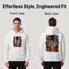 Men's Breathable Hoodie - Comfortable Long Sleeve Casual Top for Daily Wear, Outdoor Activities & Halloween