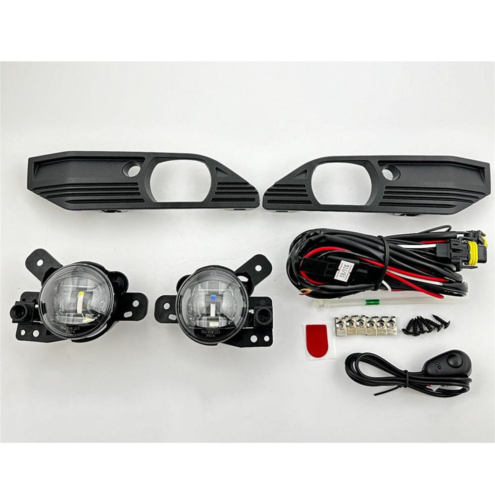 1 Комплект Передних Левой и Правой Боковых Противотуманных Фар и Рамок Для GMC Canyon 2023 2024