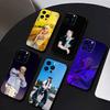 Чехол для телефона Singer Young L-Miko Для iPhone 16,15,14,13,12,17,Pro Max,Plus Силиконовый Черный Чехол