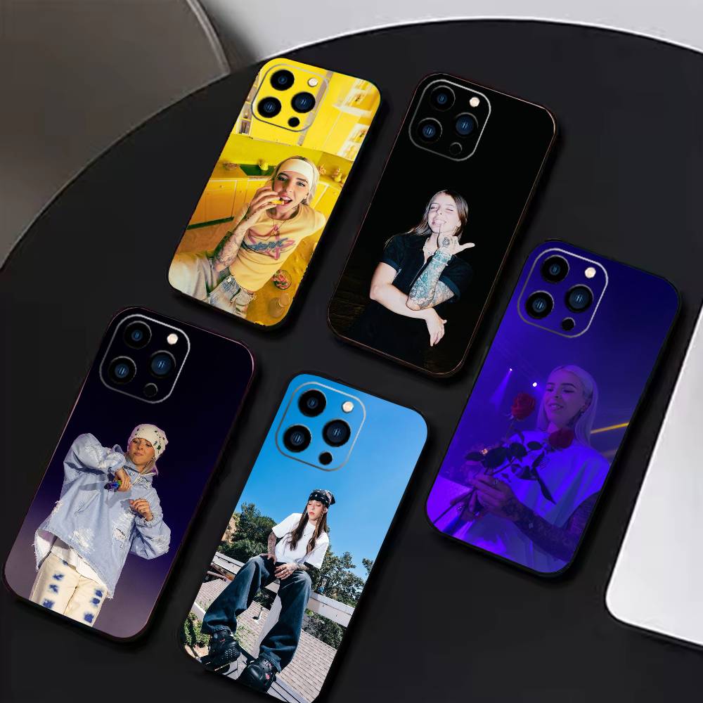Чехол для телефона Singer Young L-Miko Для iPhone 16,15,14,13,12,17,Pro Max,Plus Силиконовый Черный Чехол
