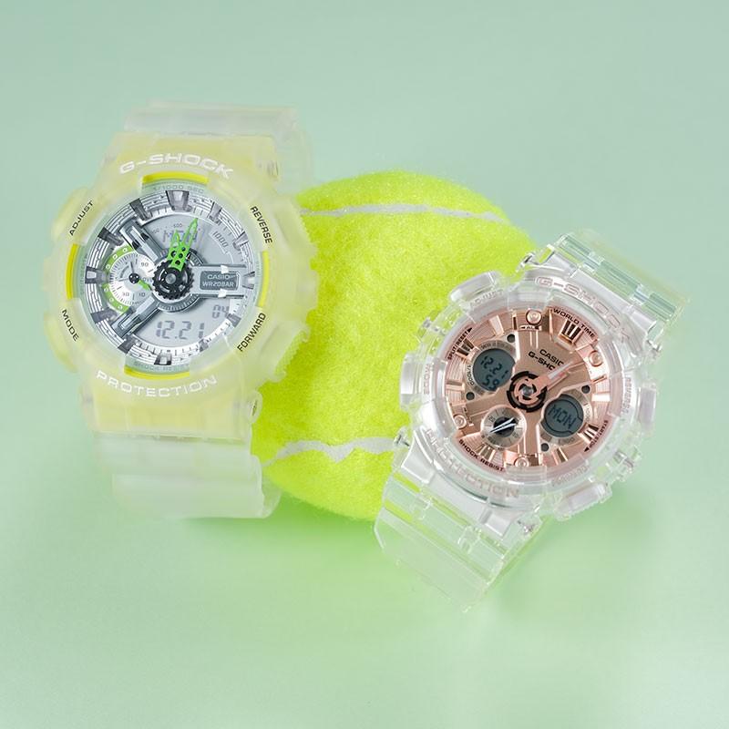 Casio Часы серии-GAGMA модные и энергичные уличные кварцевый механизм ремешок из смолы японские и корейские часы тот же стиль GA-110LS-7AGMA-S120SR-7A