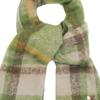 GRAVER [BAG&ACC] Flower Bear Embroidered Bold Check Muffler_Green
