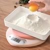 Kitchen Digital Scale with Heart Weighing Pan LCD Display High Precision Baking Food Scale USB Charging Weight Measuring