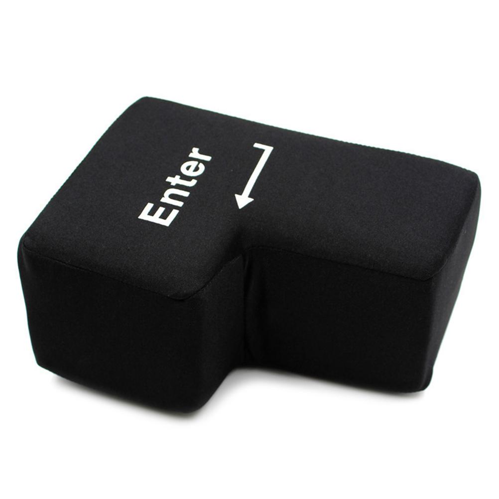 Большая кнопка Enter USB-кнопка Подушка для взрослых Подушка для сна в офисе Подушка для снятия стресса Подарок коллеге и другу
