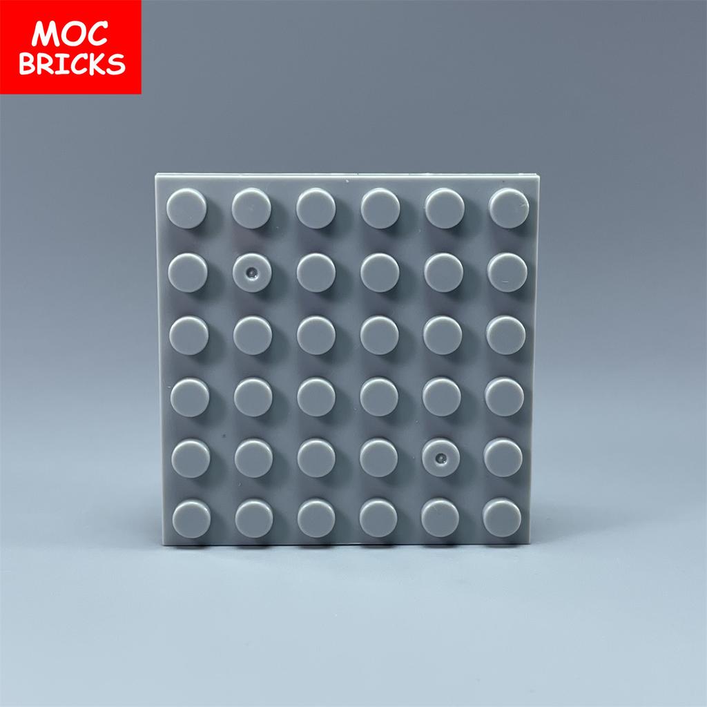 Нетоксичный 8 шт./лот Moc Многоцветная Базовая Пластина 6x6 Совместимая с 3958 Образовательные Строительные Блоки Собранные Игрушки Для Детей Рождественские Подарки