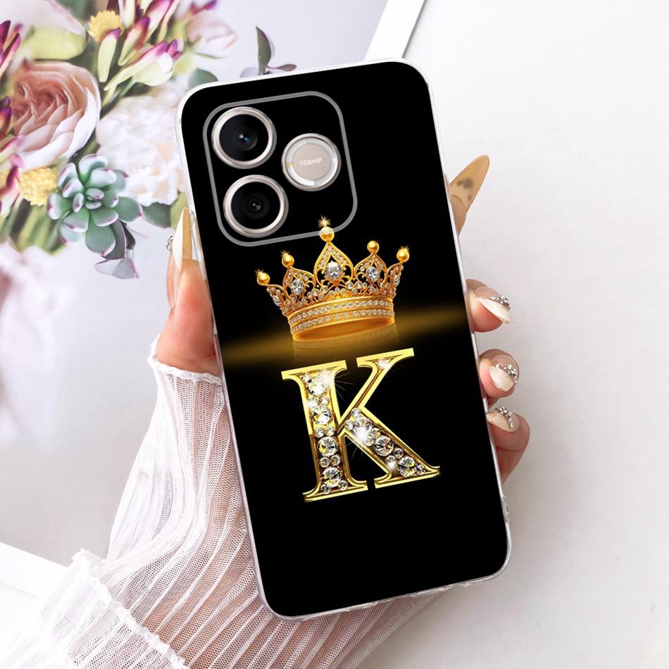 Для Honor 600 Lite Honor600 2026 Модный чехол для телефона с буквой-короной Для Honor 600 600Lite 5G Мягкие силиконовые TPU чехлы