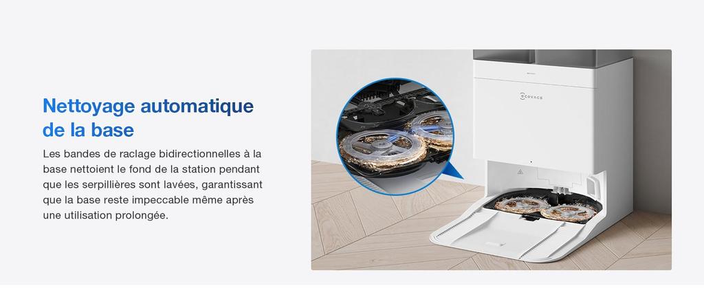 ECOVACS Deebot T30C Omni Gen2, Robot Vacuum Cleaner with Wiping Function, 25,000 Pa, OZMO Turbo 2.0 Mop System, ZeroTangle 3.0 Anti-Tangle