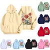 Women's Fashion Lightweight Long Sleeve Pullover With Pockets  Flowers Print Hoodie