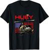 Новая Лимитированная Футболка с Изображением Военного Вертолета Huey UH-1 Сделано в США Унисекс Футболка