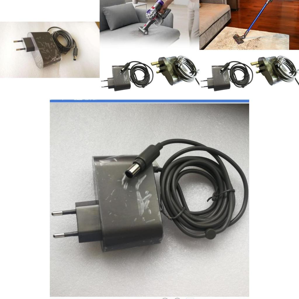 Зарядное устройство для пылесоса Dyson с индикатором для совместимости с напряжением ЕС и Великобритании