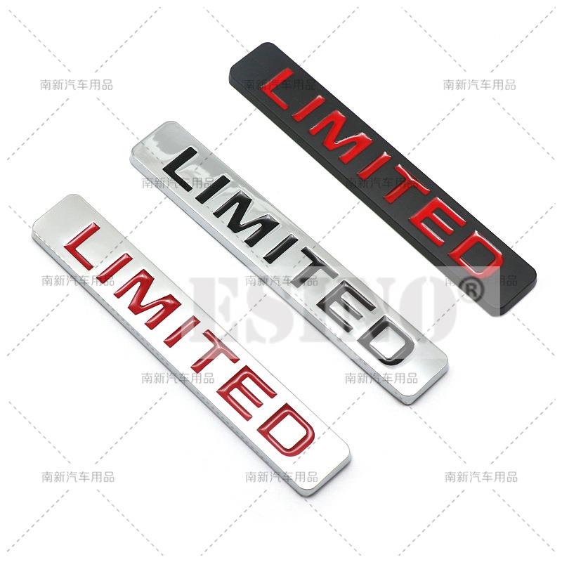 Car Styling 3D Limited Trunk Zinc Alloy Adhesive Emblem Fender Rear Body Tailgate Badge For Jeep Cherokee Compass Wrangler uy1