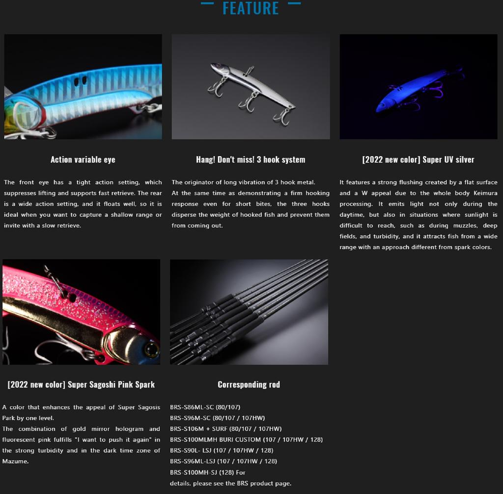 Jackall Big Backer 80 Metal Vibe 25 Grams Sinking Lure Candy (7319)