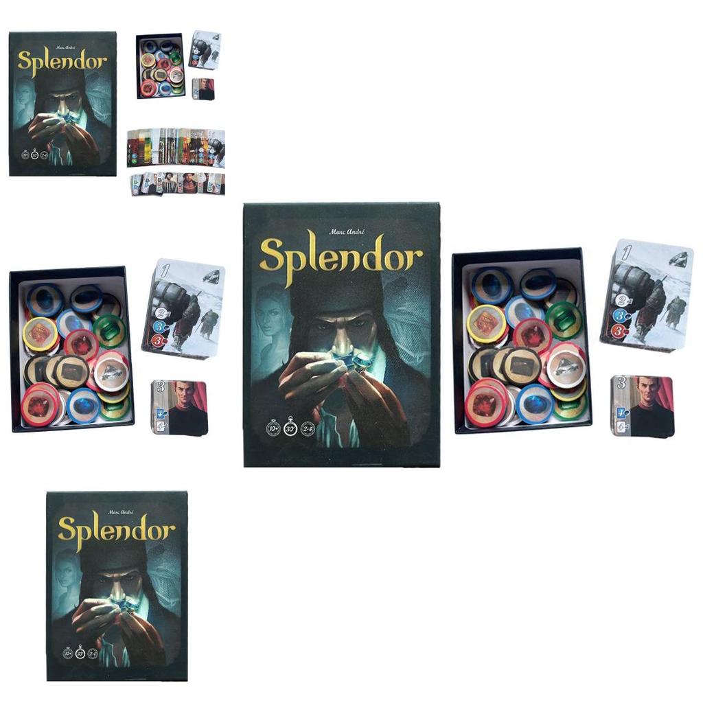 Splendor Настольная игра Полная английская мини-версия Захватывающая для вечеринки и семьи Игральные карты