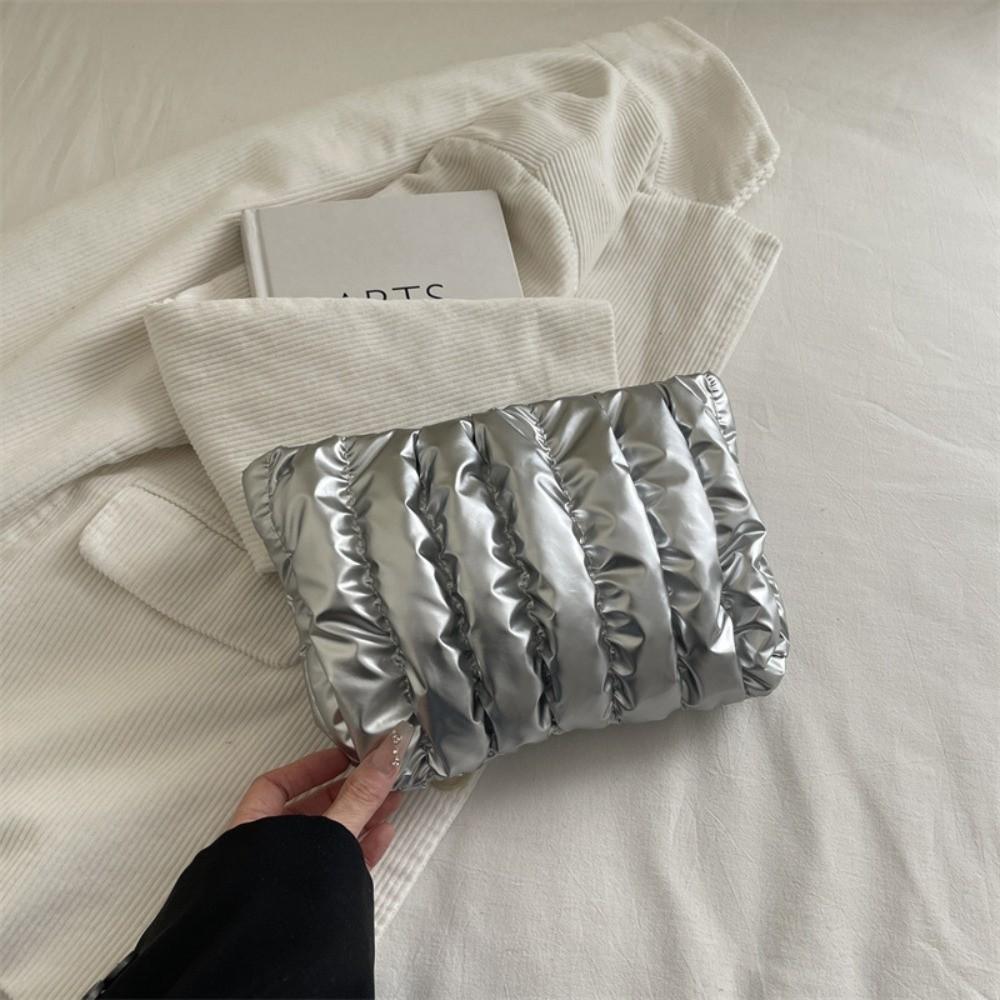 Space Cotton Puffer Makeup Clutch Purse Elegant Toiletry Storage Organizer Daily