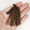 Silicone Fishing Skirt Baits - Weedless Football Jig Head, Mixed Colors, Hunting & Fishing Tackle