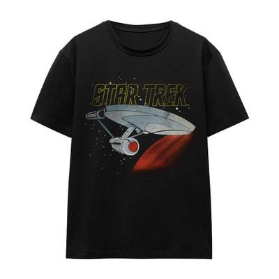 STAR TREK Футболка унисекс для взрослых Enterprise Retro