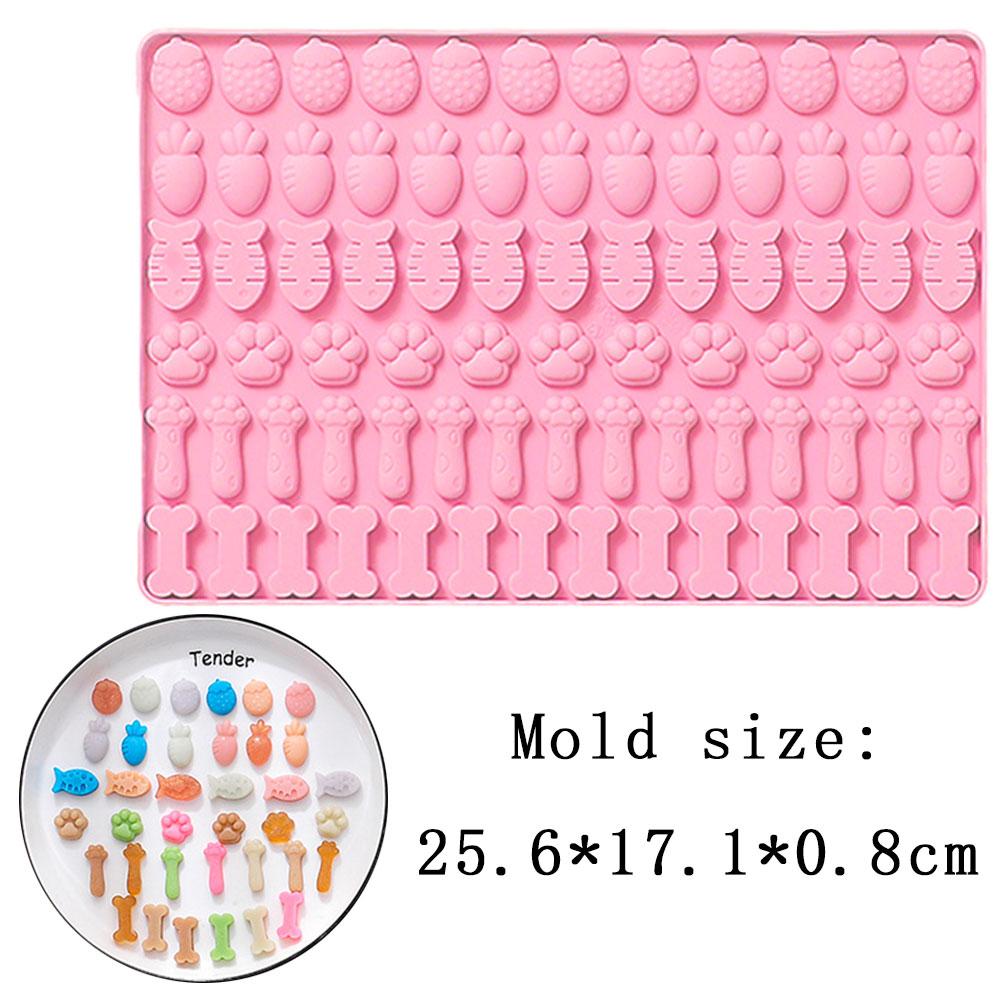 78 Клубника Кошачья лапка противень силиконовая форма косточка конфета шоколадная форма корм для собак силиконовый коврик печенье бисквит торт декор