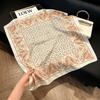 Silk scarf small square scarf feeling headband tied hair spring summer autumn feeling trend versatile fashion tied bag scarf scarf
