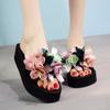 Women Bow Summer Sandals Slipper Indoor Outdoor Flip-flops Beach Shoes Fashion Female Casual Flower Slipper Gift