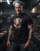 Menacing Pig Chef Graphic - Unique Butcher Design Unisex T-Shirt