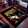 1pc Kylian Mbappé Print Area Rug - Soft,Washable Non-Slip Indoor Mat for Office Chairs,Living Room,Home Office Decorative Rug