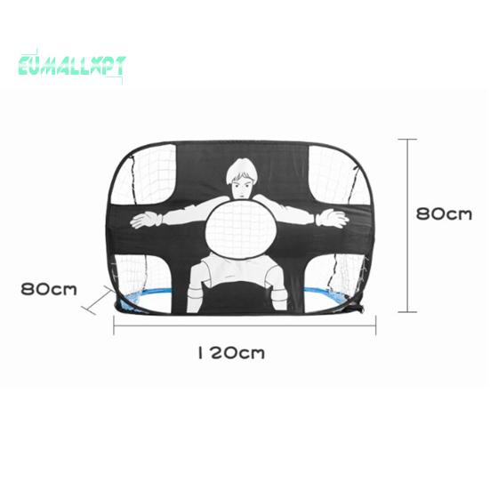 Football Gate Impact-Resistant Sturdy Construction Foldable Good Resilience Portable Heavy-Duty Soccer Games Goal Sports Supply