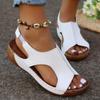 Fashion Plus Size Women's Wedge Sandals Fashion Breathable Comfortable Sandals Summer Peep Toe Casual Footwear for Woman Sandalias Mujer