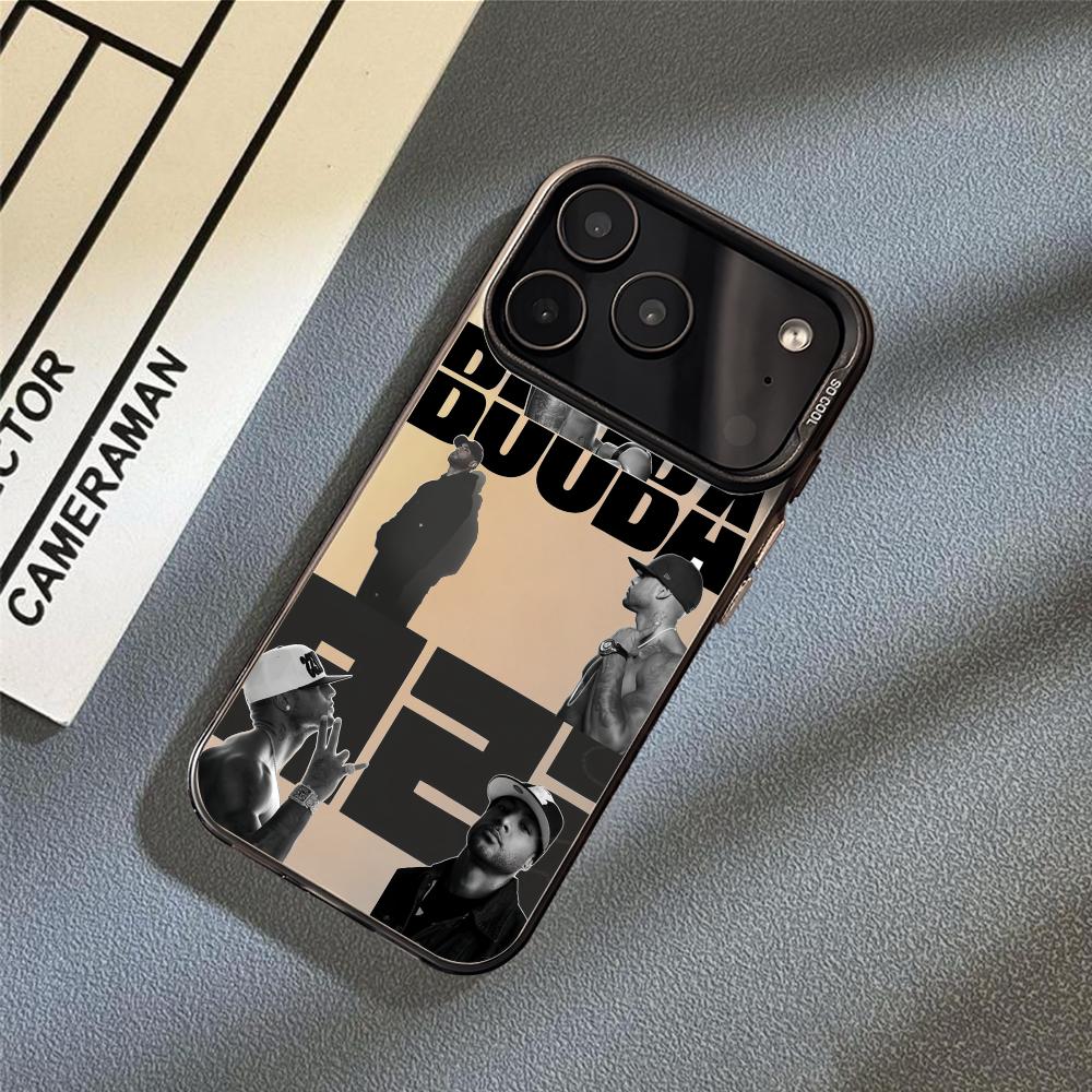 B-Booba Singer Phone Case For iPhone 17 16 15 14 13 12 11 Pro Max Air Matte Laser Aurora Shockproof Funda