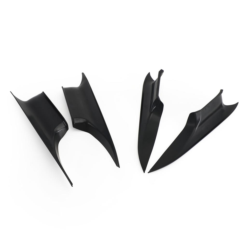 4PCS Front Door Inner Handle Pull Carrier Cover For BMW 7 F01 F02 2008-2015