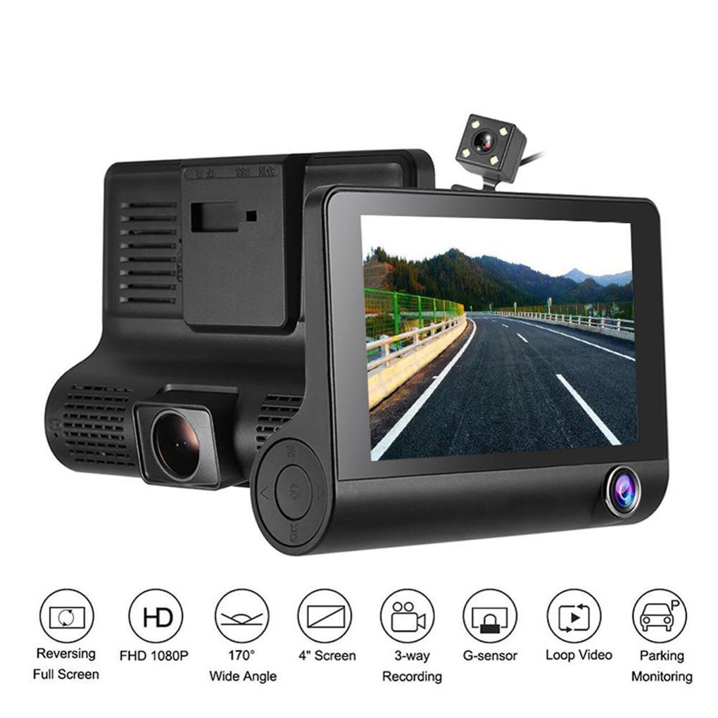 Автомобильный видеорегистратор WIFI HD 1080P, внутренняя камера для автомобиля, двойная/трехсторонняя камера, видеорегистратор, видеорегистратор, мини-видеорегистратор, видеокамера