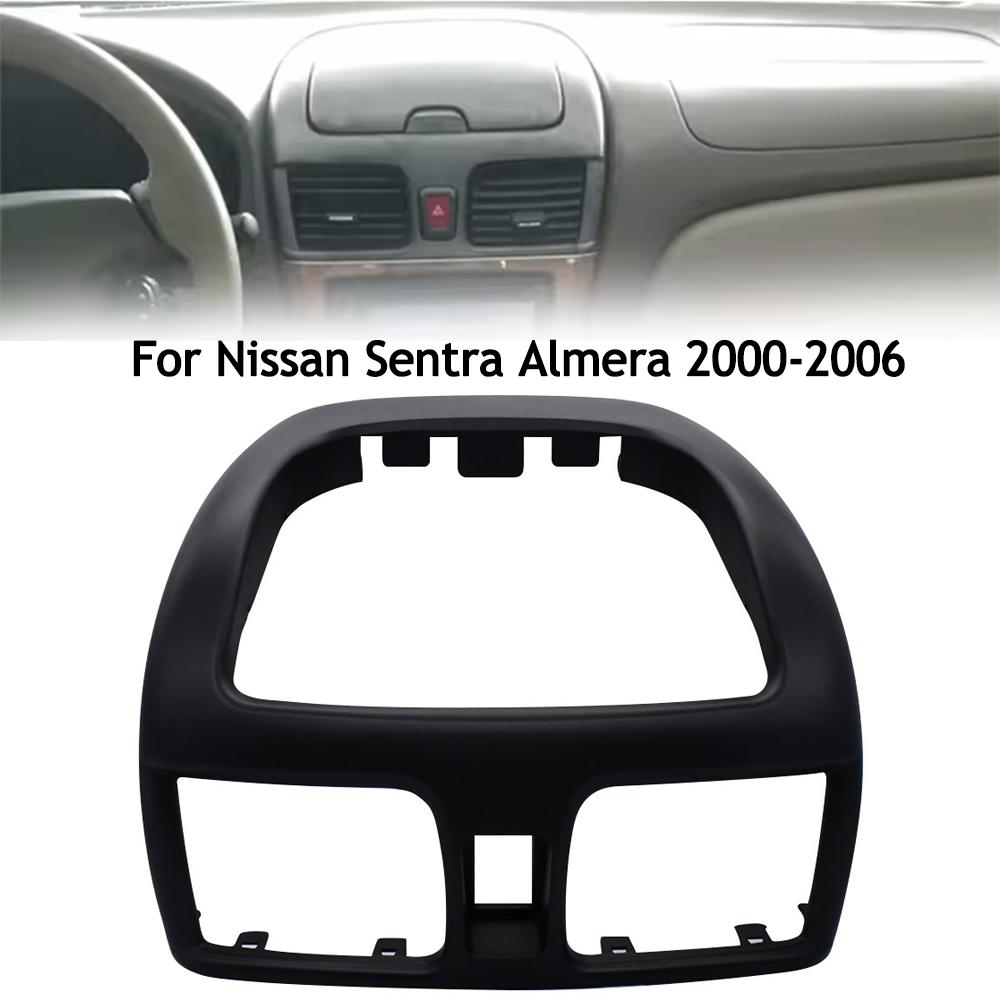 for Nissan Sentra Sunny 2000-2006 Center Console Radio Stereo 10.1inch DVD Player GPS Navigation Frame 2DIN Mount Interior Trim