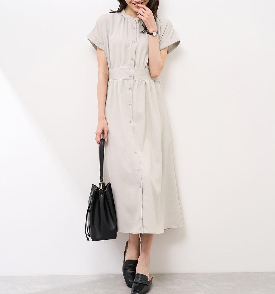 ROPE PICNIC French Dolman Size 38 Dress, Women's, GDE15110, Beige, 28,