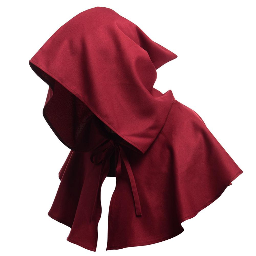 Fashion Ornaments Festival Medieval Cowl Women Monk Men Renaissance Halloween Hat Cosplay Hooded Cape