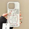 Расписной чехол для телефона для iPhone 12 13 15 16 iPhone 16 12 13 14 15 Pro 14 15 16 Pro Max Полное покрытие Противоударный Защита от отпечатков пальцев Свежий стиль Защитный чехол