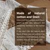1 шт. тканый декор стола и салфетки в деревенском стиле, сумки из натурального хлопка, кухонный стол