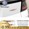 2026 Новый Для VOLKSWAGEN VW VW Автомобильные Металлические Наклейки Значок Эмблема Декаль Чехлы Автомобильный Внешний Декор Аксессуары Для Volkswagen R