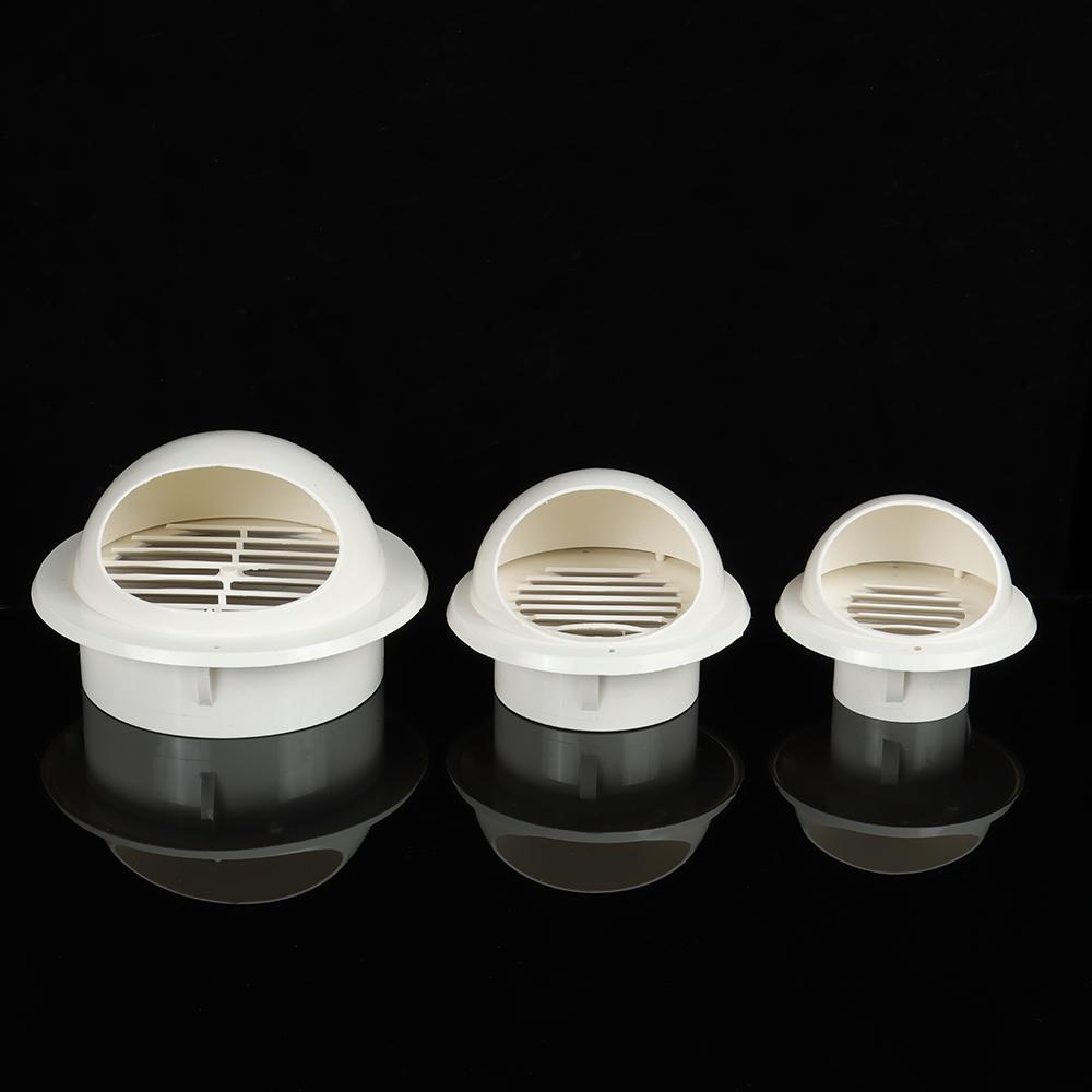 Vent Outlet Cover Vents Waterproof Cap Exterior Wall Air Vent Ducting Ventilation Grilles