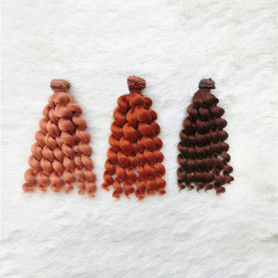 Модные мини-колечки, вьющиеся волосы, 20 см, локоны, кукла, парик, детская игрушка, подарок для маленьких девочек