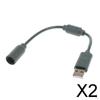 2x Адаптер-конвертер USB для геймпада для контроллера Серый , Серый, 2