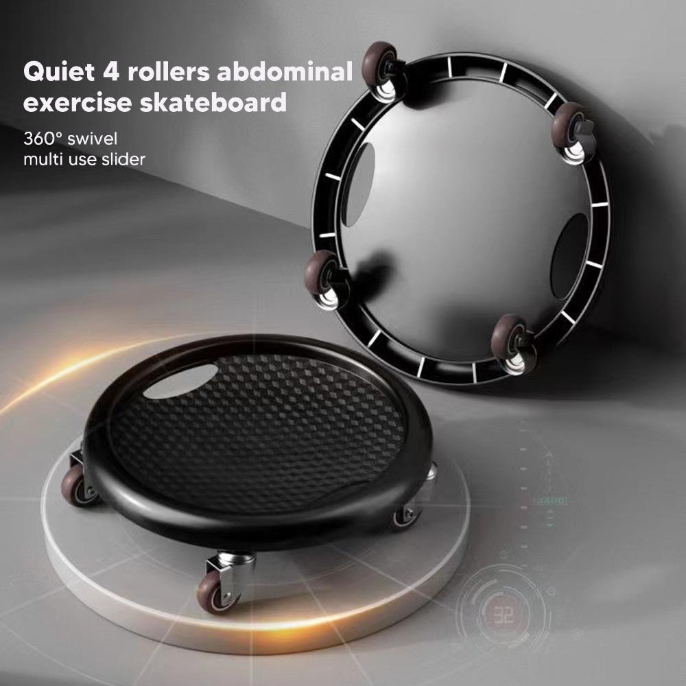 6pcs PP Abdominal Exercise Board Anti-Slip Texture Workout Skateboard Ab Workout