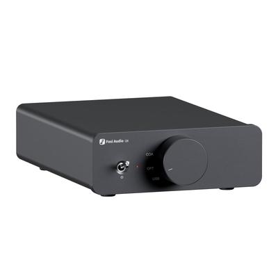 Fosi Audio Q6 Мини настольный аудиоусилитель для домашнего стереоусилителя и наушников, RCA, кГц, японская инструкция, ЦАП, USB-C, цифро-аналоговый преобразователь,