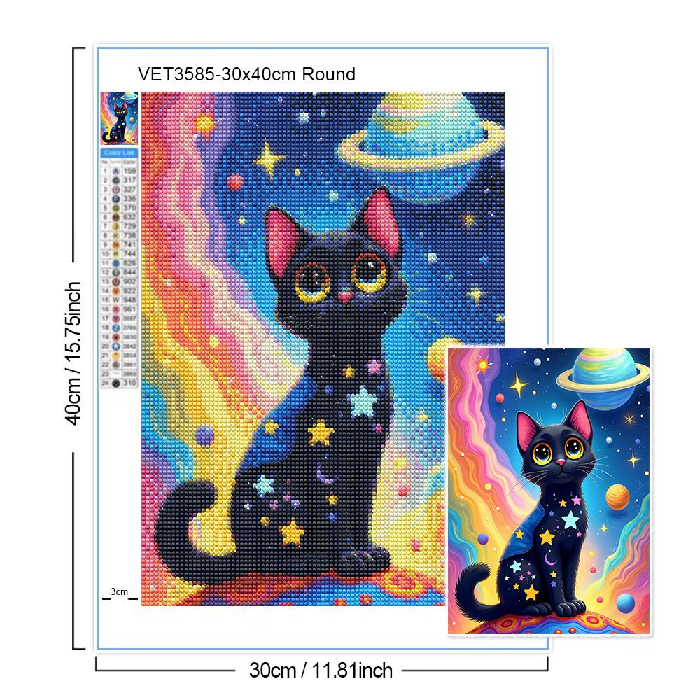 Diamond Painting Fantasy Animal Full Square/Round Diamond Mosaic Cross Stitch DIY Cat Handmade Home Decor Items New Arrivals