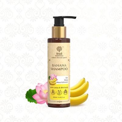 Шампунь Khadi Essentials Bhringraj для женщин и мужчин с амлой для сухих и вьющихся волос, без сульфатов и парабенов - 200 мл
