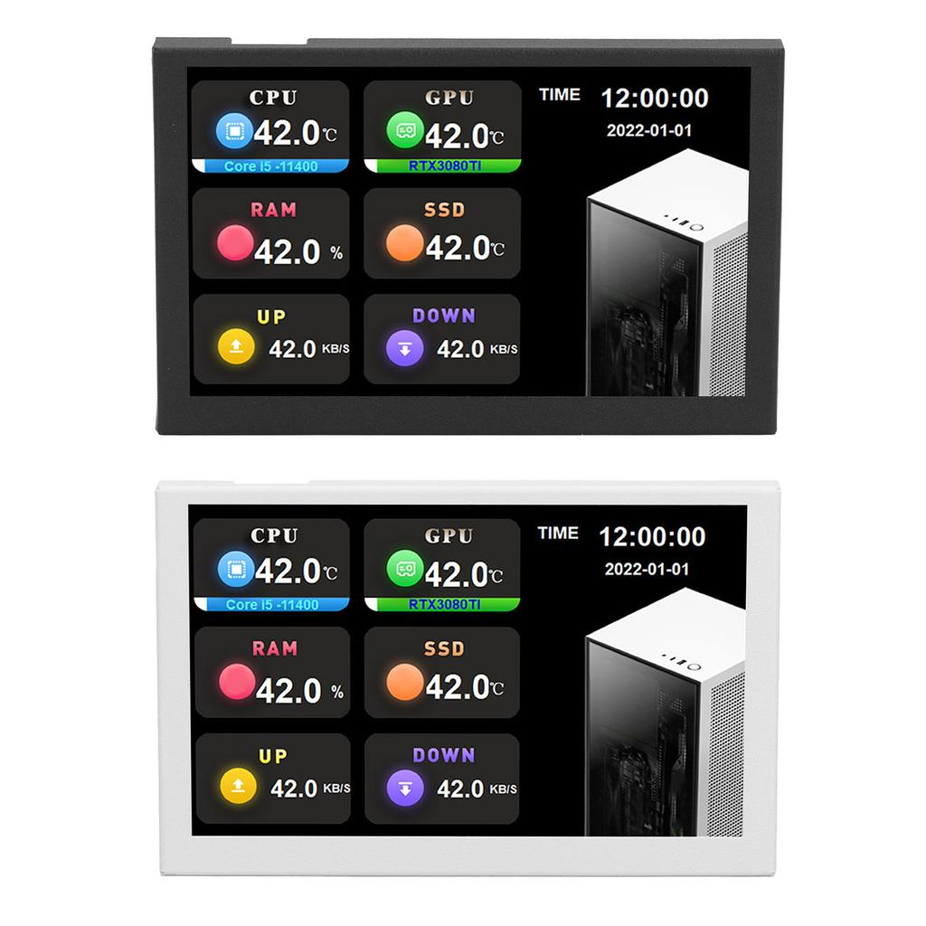  USB-экран дюймов 800x480 Разрешение Тип C Дополнительный экран ПК Данные Монитор для AIDA64