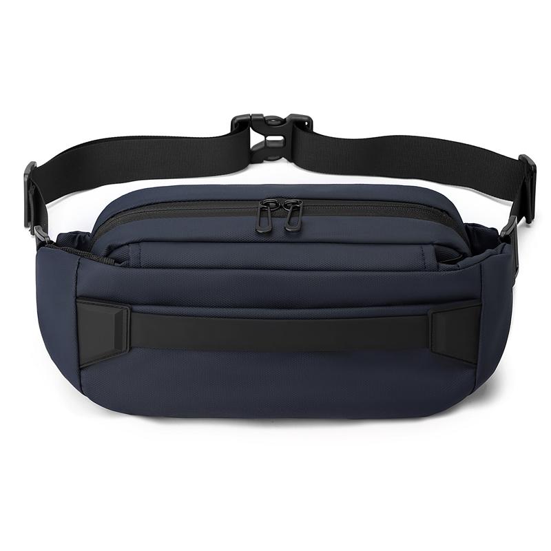 Мужская нагрудная сумка, большая вместимость, поясная сумка, многофункциональная сумка через плечо с магнитной застежкой