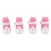 4pcs Dog Booties Summer Fashionable Breathable Mesh Lightweight Slip Resistance Dog Paw Protector
